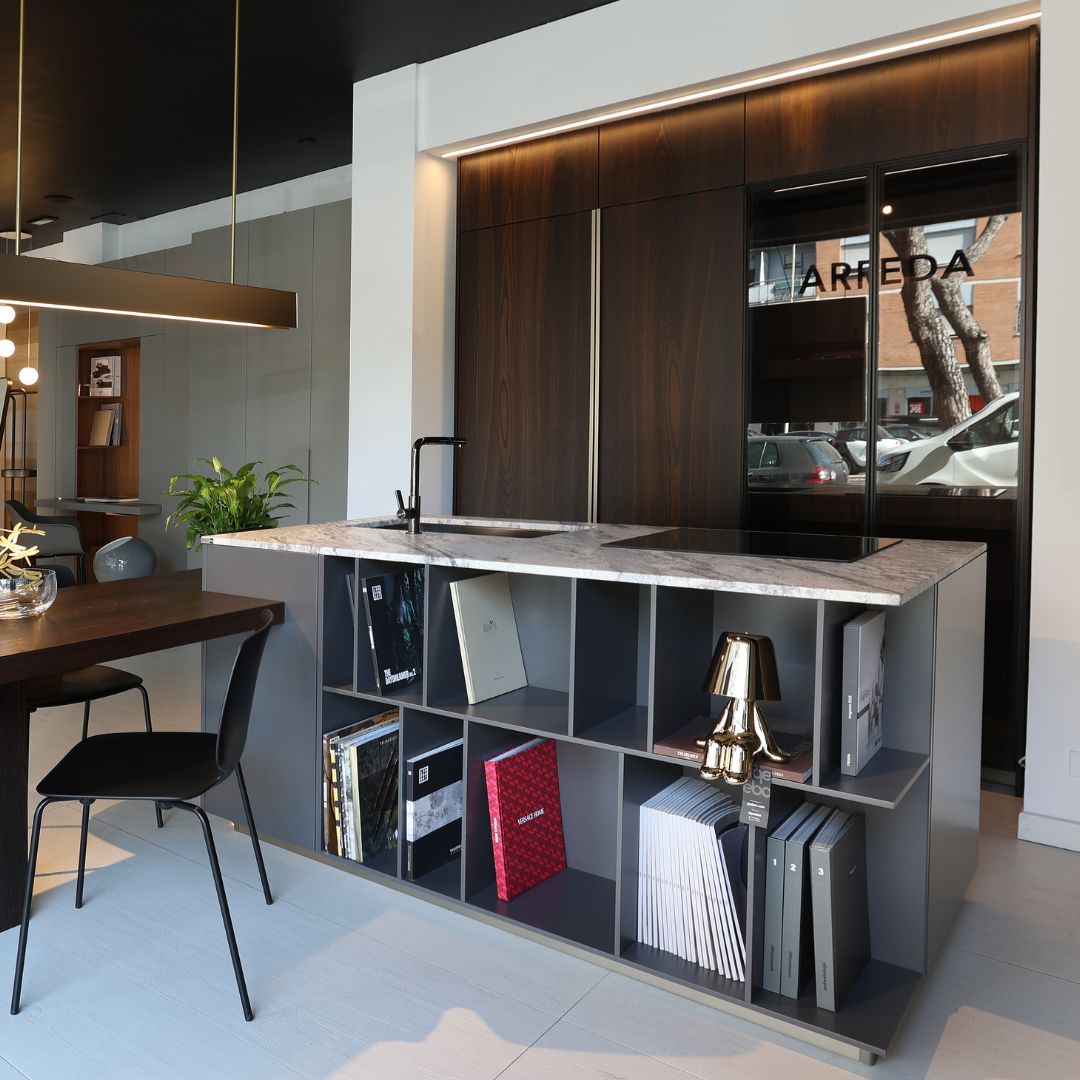 Cucina con Isola Effeti Unika + Luce - ArkProject